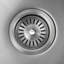 Donner 15" L x 15" W Drop-In Kitchen Sink with Basket Strainer