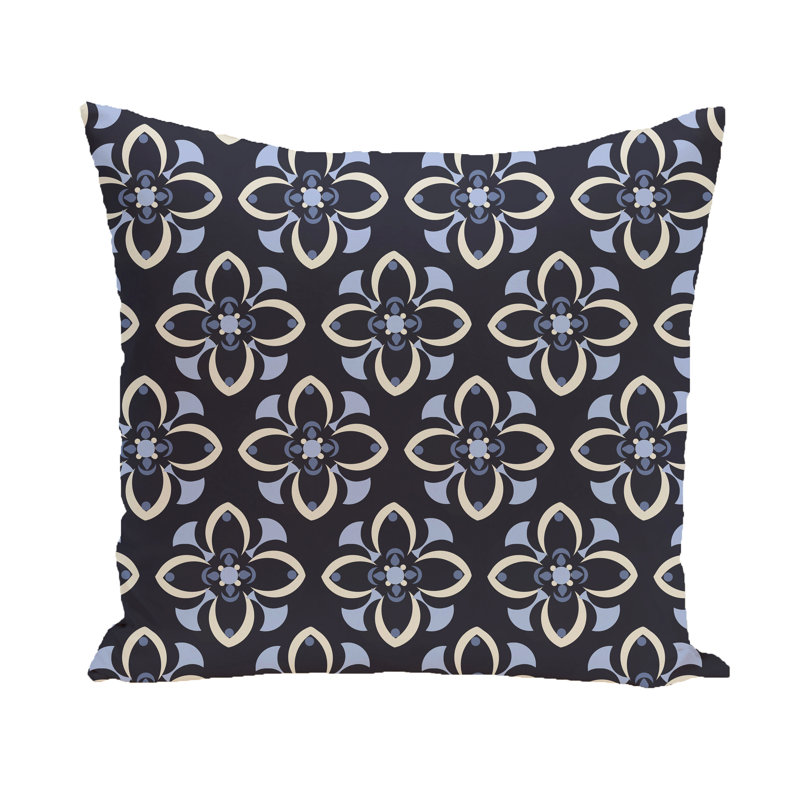 Housse de coussin d'extérieur carré / rectangulaire Trompet Flower, Ensorcelant, 20 po x 20 po
