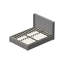 Ottoman Lift-Up Storage Bed, Upholstered Bed Frame with Headboard-117531548