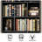 Bookcase 6 Tiers with Doors and Cube Storage for Home Office-1079228857