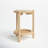 Coastal Natural 20"H Side Accent Table with Mango Wood and Rattan - 15" x 15" x 20"
