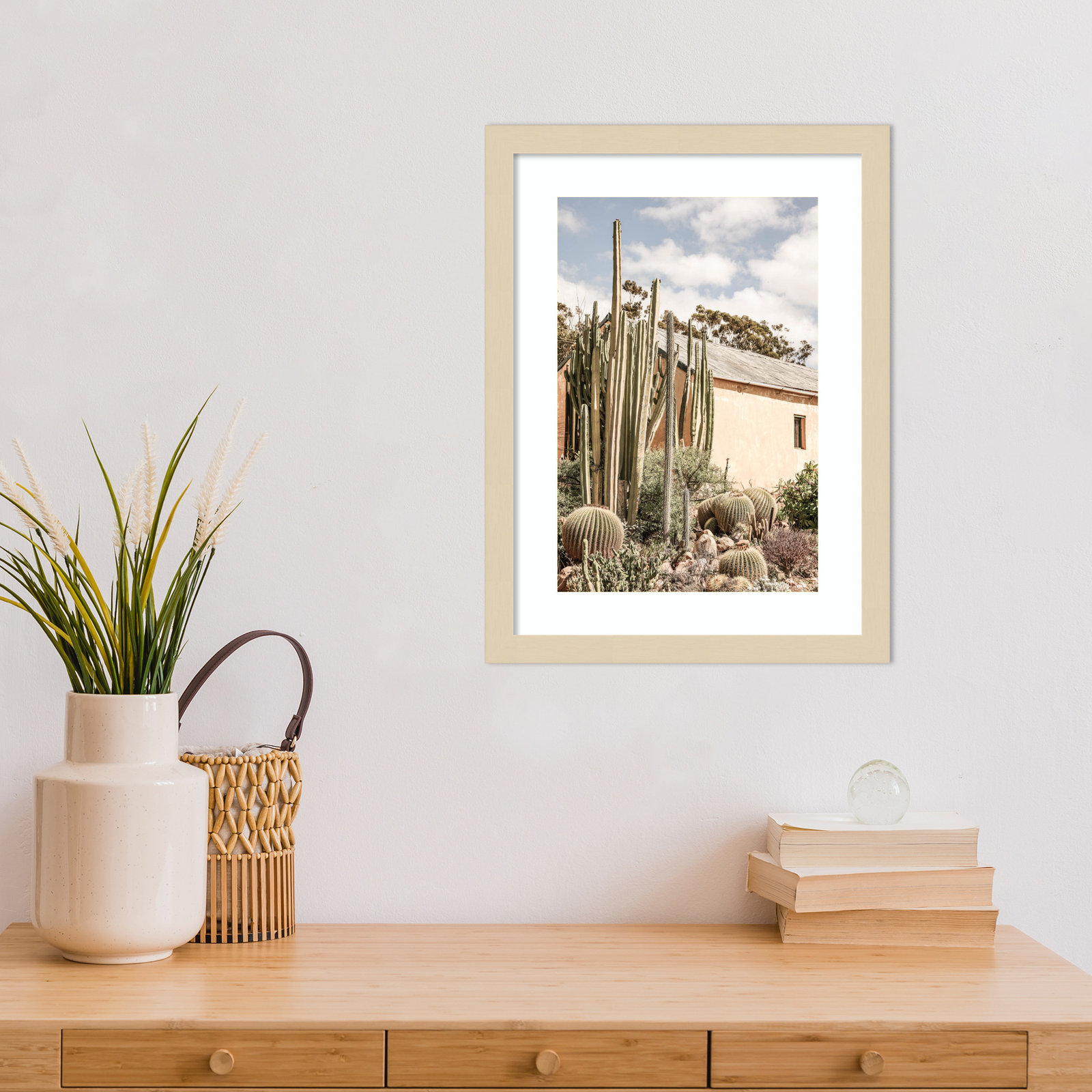 Daisey "Karoo Garden 02" Print, Brown, 17" H x 13" W