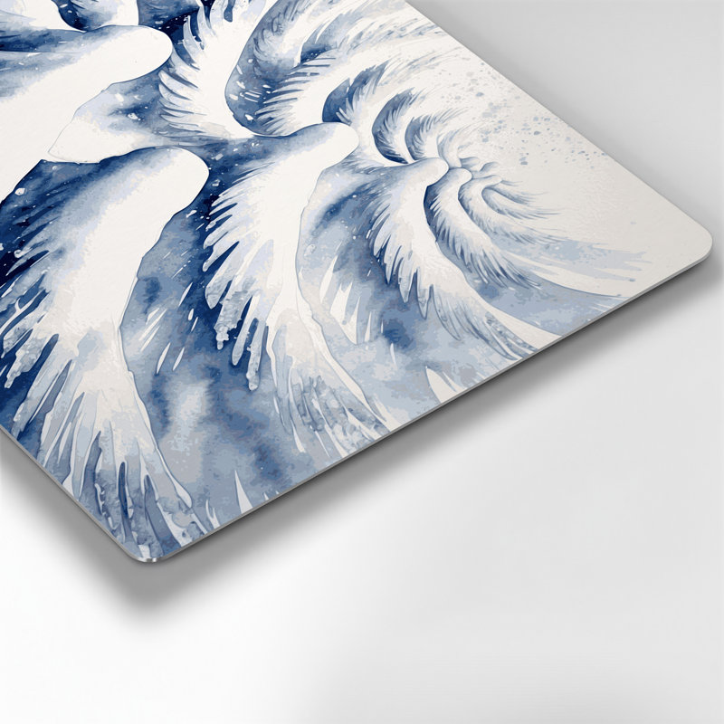 Art mural en métal «Christmas Snow», H 132 po x l 168 po x P 0,05 po