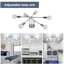 Chrome 6-Light Branch LED Ceiling Light