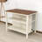  Kamoni Rubber Wood Butcher Block Kitchen Island with Shelves