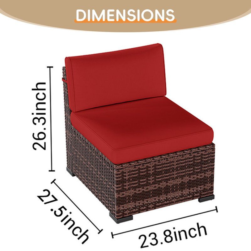 Ensemble de conversation pour 4 personnes avec coussins, Bourgogne