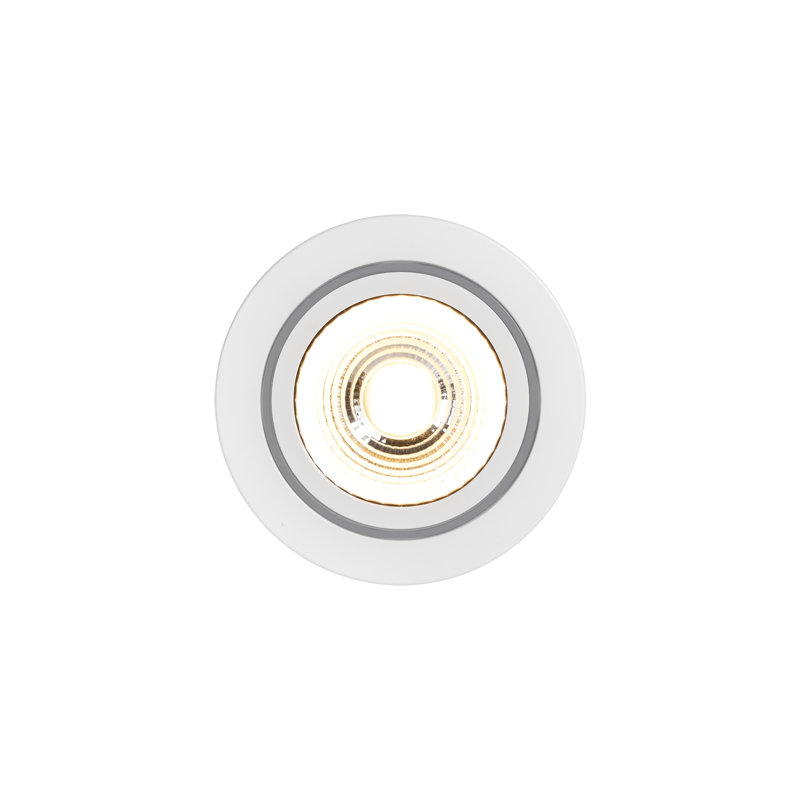 Alec Semi Flush Mount, White