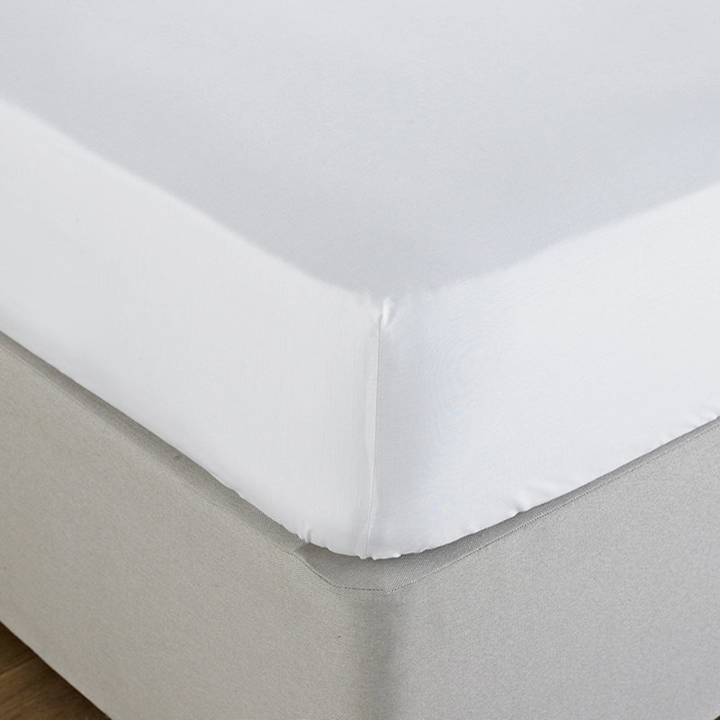 Percale Fitted Sheet, Super Kingsize