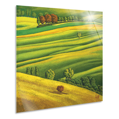Fields with Trees 1 Piece Wall Art