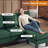 68.5 In. W Square Arm Corduroy L-Shaped 3-Seat Sofa With Storage Ottoman-117529808