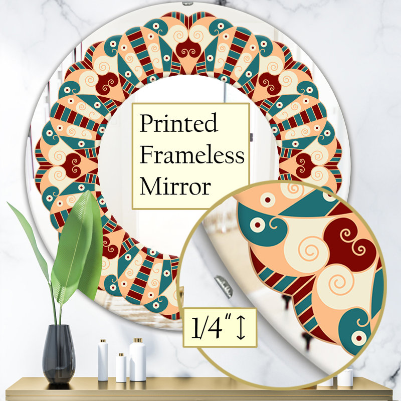Mirror, 23.6" H x 23.6" W