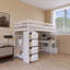 Lit mezzanine simple avec bureau Wood-1950865864