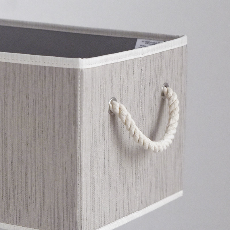 Foldable Storage Bin for Organizing, Clay, 2-Pack, 8.27" H x 14.76" W x 10.24" D