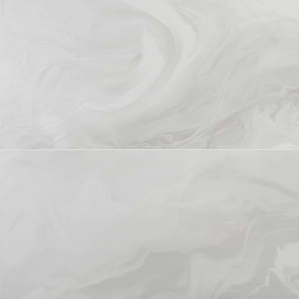 Waverly 24x48 Polished Porcelain Tile, White
