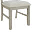 Chaise Grimie Oaks Lillimai - Tissu beige clair en pierre délavée (2 par carton)