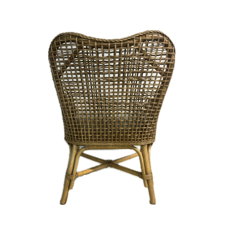 Sausalito Accent Chair, Havana, Denim Stripe; 0206-61