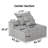 Modern Oversized Modular Sectional Sofa,Sparkling Chenille Fabric Soft Cushion Sofa With 2 Pillows,DIY Combination Tufted Sofa,No Assembly Required-145020755