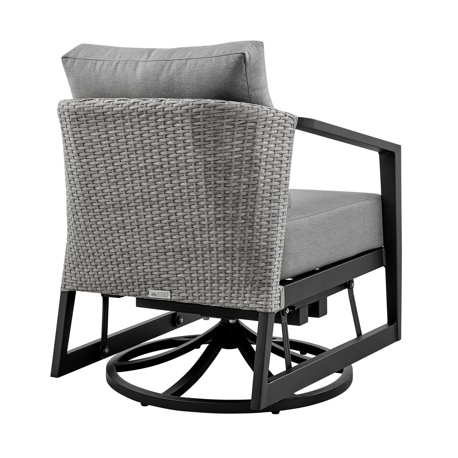 Barello Swivel Metal Outdoor Lounge Chair