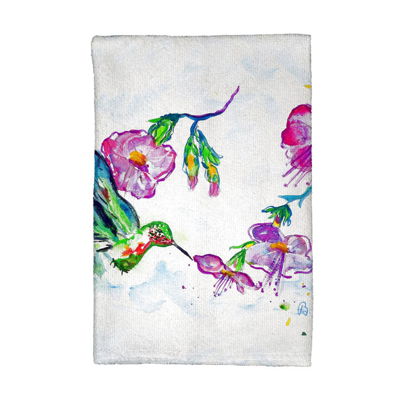 Serviette de cuisine hummingbird d’alimentation