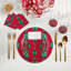 Gem Emeralds Vegan Leather Round Pebble Placemat-1606703689-1606703730