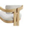 Chaise de salle à manger rembourrée 1 pièce Modern