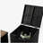 Bamboo fire pit table with tank stand and ceramic tile top-969408973