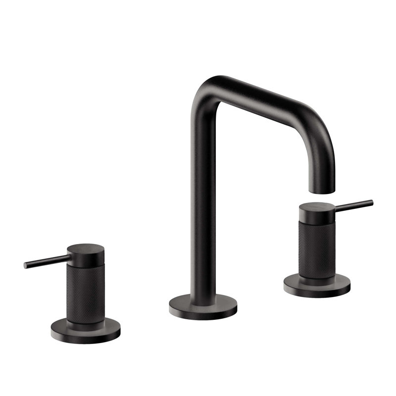 D Street 8" Widespread Lavatory Faucet, Matte Black