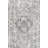 Merza Ornate Geometric Medallion Dark Gray Rug-1885836708