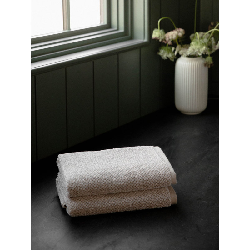 Nantucket, Heathered Sand, Hand Towels - 2 Pack