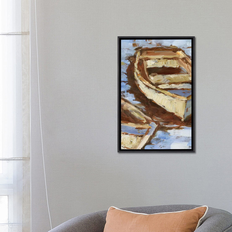 "Warm Light I" par Ethan Harper, reproduction d’art, Aucun mat, Toile avec cadre noir patiné, H 26 po x l 18 po x P 1,5 po