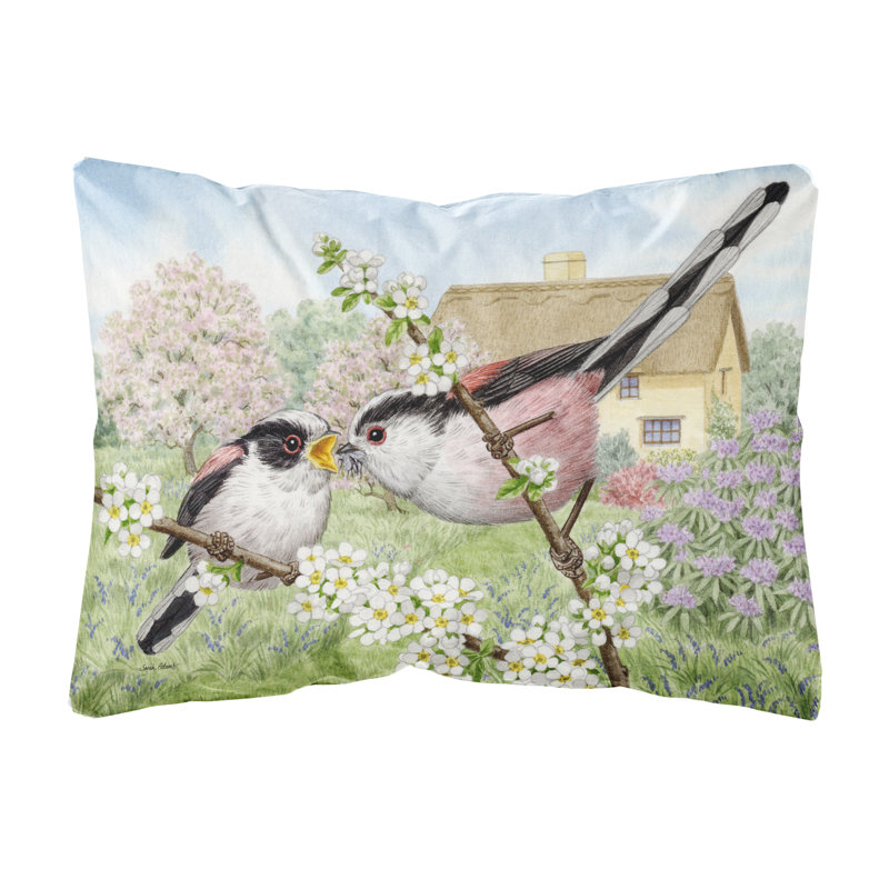  Coussin décoratif intérieur / extérieur Long Tailed Tits
