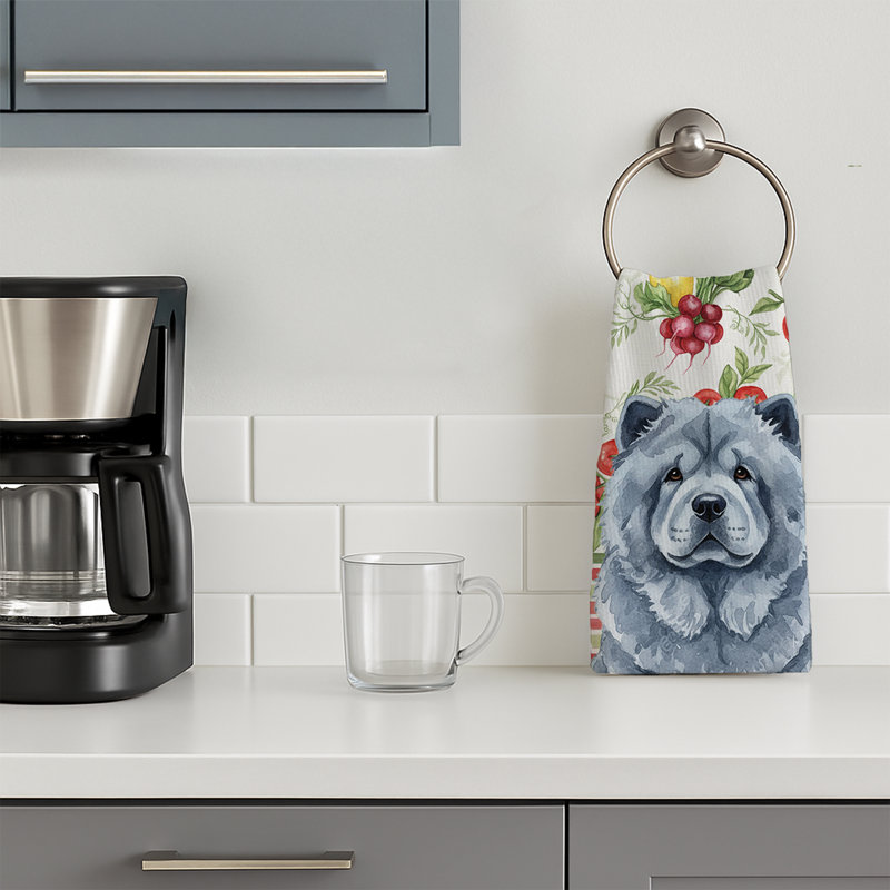 Serviette de cuisine Blue Chow Chow, Blue Chow Chow