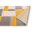 Cobina Escondido Yellow Modern Geometric 3D Textured Shag Rug-37328449