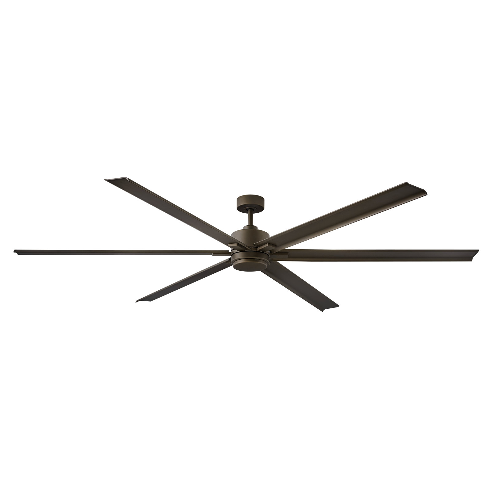 82" Collette 6 - Blade LED Standard Ceiling Fan with Wall Control and Light Kit Included, Metallic Matte Bronze, 99" Wide