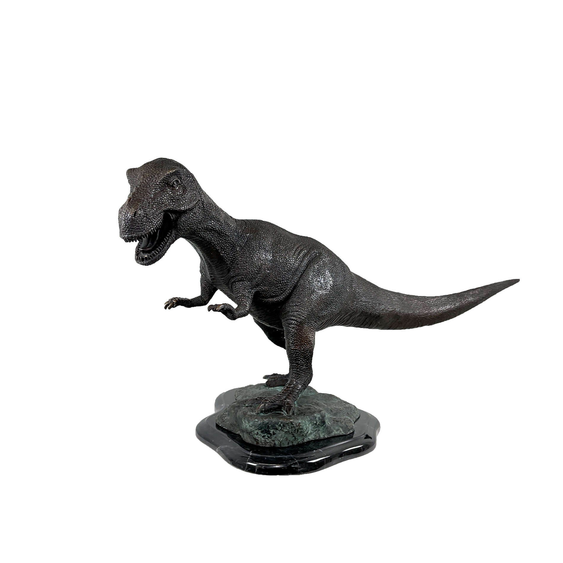 Metropolitan Galleries Bronze T-Rex Dinosaur Sculpture | Wayfair