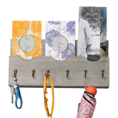 Datril Solid Wood Wall Organizer