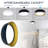 17-Inch LED Flush Mount Ceiling Light, 5CCT, 2420 Lumens, 34W CRI 90 Dimmable Ceiling Light Fixture With Interchangeable Canopy