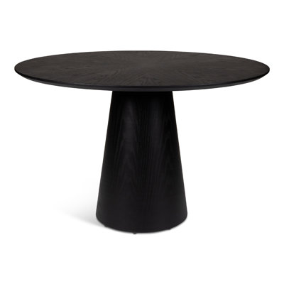 Modern Brazilian Burdon 47" Pedestal Dining Table