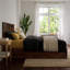 Lit plateforme en bois massif Lamaiyah avec pied de lit et tiroirs de rangement-1928436788-1928436785