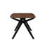 Table de salle à manger en bois, noyer et noir