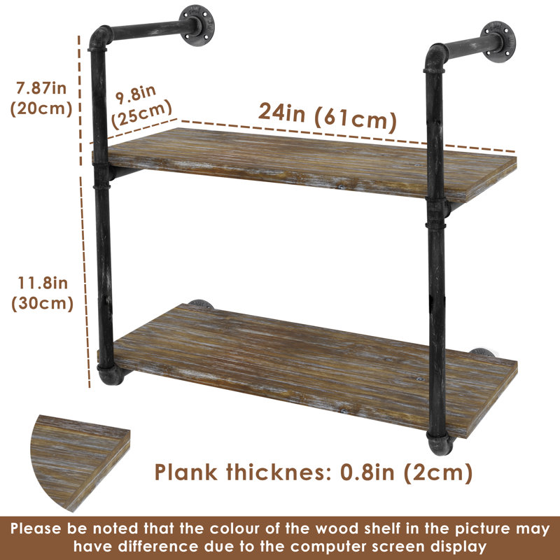Deighton 2 Piece Floating Shelf
