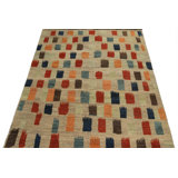 Burano Hand Knotted Wool Geometric Area Rug