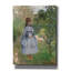 «Girl With Dog» par Claude Monet, estampe numérique sur toile-87903358