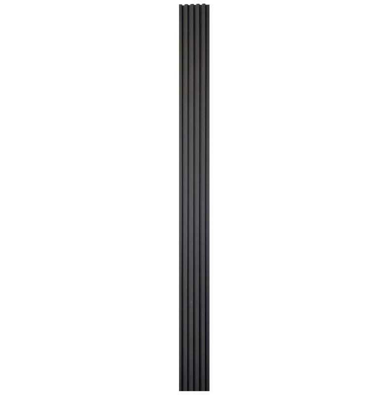 4,76 po x 94 po Panneaux muraux Shiplap en satin (paquet de 10), Gris fumé