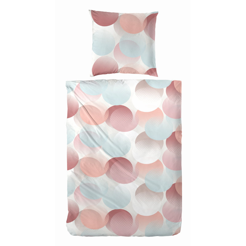 Time Travel Percale Duvet Cover Set, Single Duvet Cover + 1 Pillowcase 80 x 80