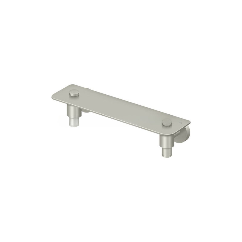 Deltana BBS2018-15 12" Length Sobe Series Contemporary Bathroom Shelf Satin Nickel, Satin Nickel