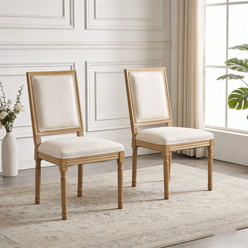 Ensemble de chaises de salle à manger, Beige