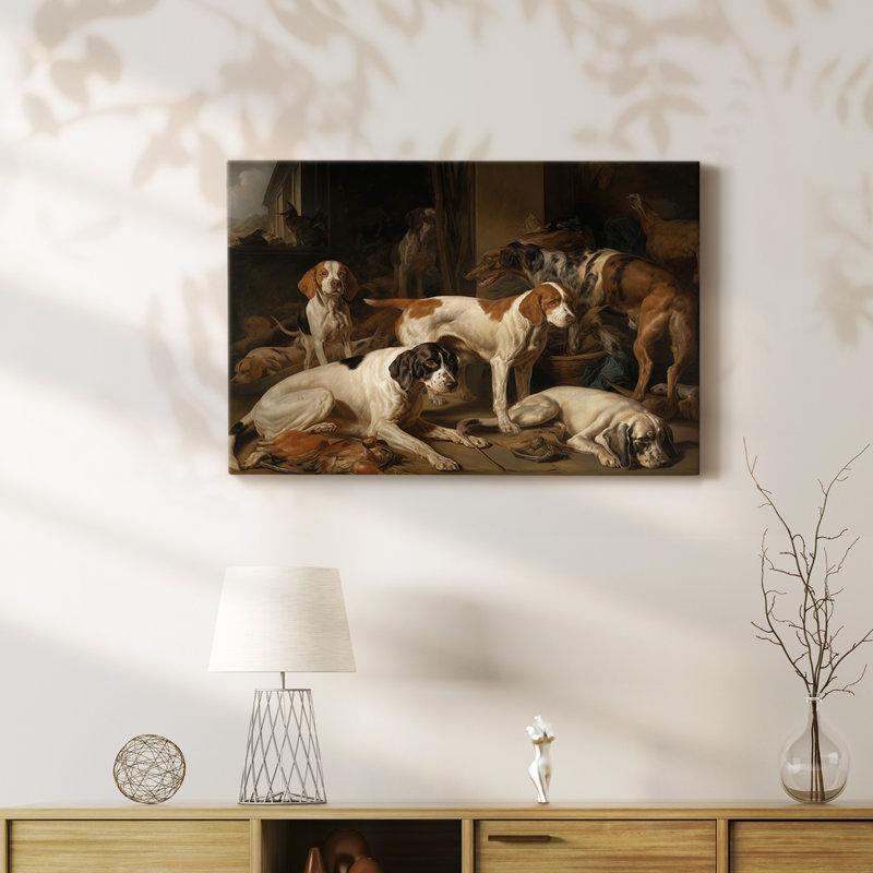 ANIMAL CXV III - Toile tendue avec châssis Premium - Prêt à être accroché, H 32 po x l 48 po