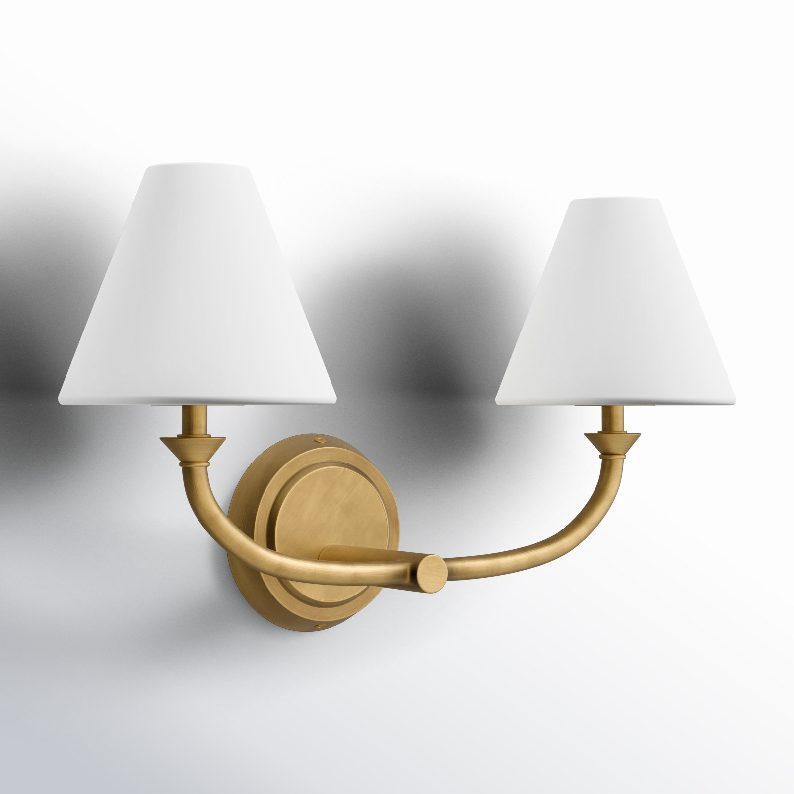 Greta 2-Light Bath Sconce, Gold