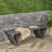 Modern Triangular Design Bench, Mudroom Bench